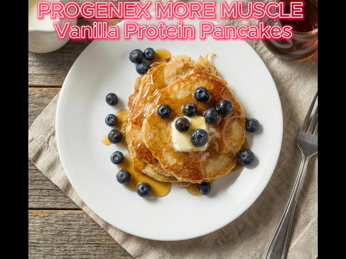Progenex More Muscle Vanilla Protein Pancakes: 30g+ Protein, Zero Added Sugar, Pure Victory