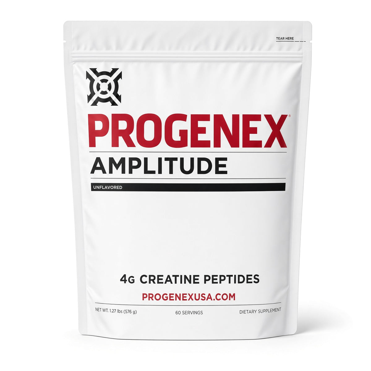 Progenex Amplitude Unflavored — factory bag front