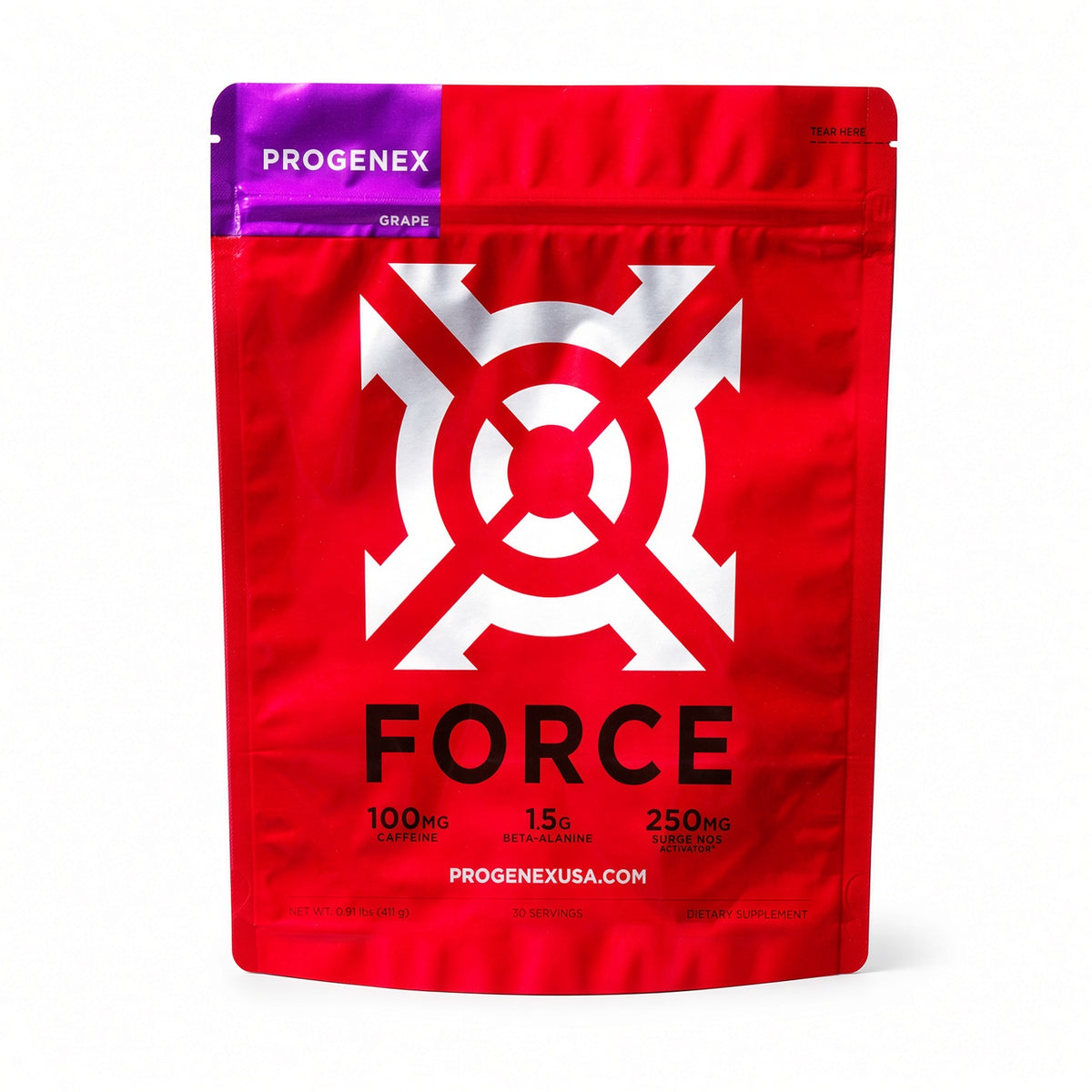 Progenex Force Grape — factory bag front