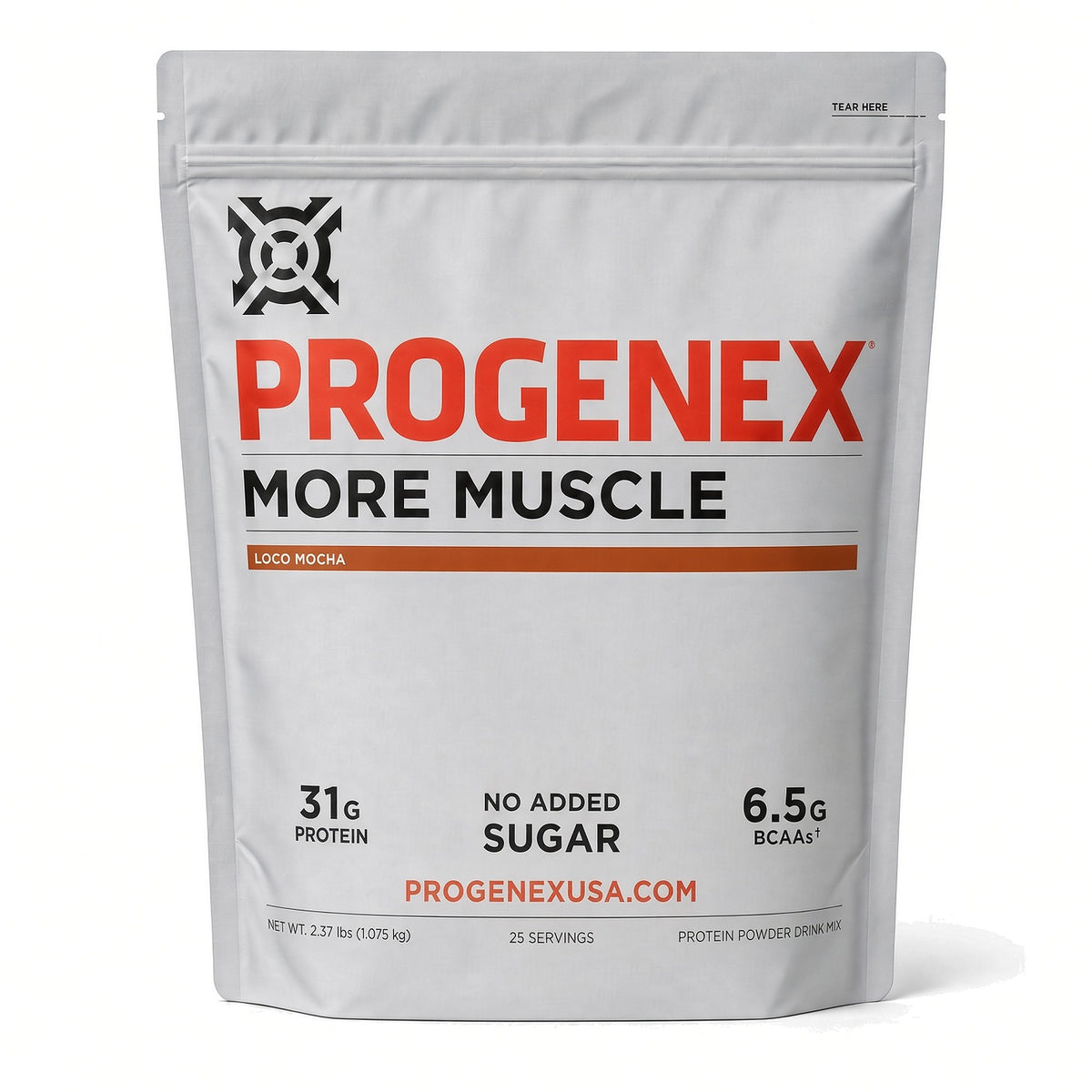 Progenex More Muscle Loco Mocha — factory bag front