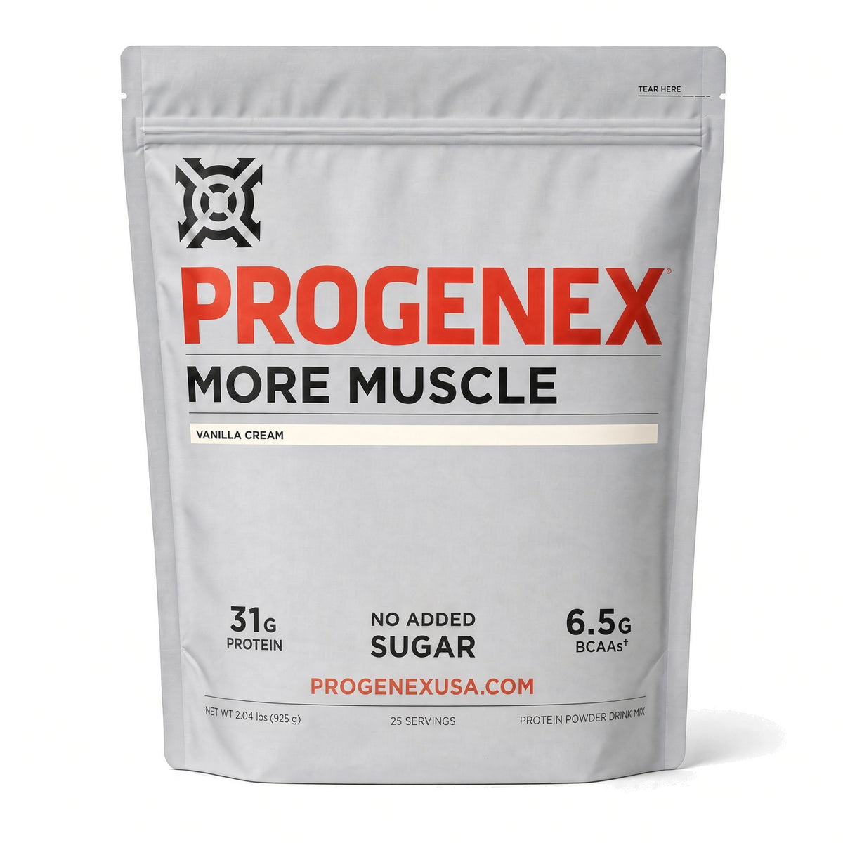 Progenex More Muscle Vanilla Cream — factory bag front