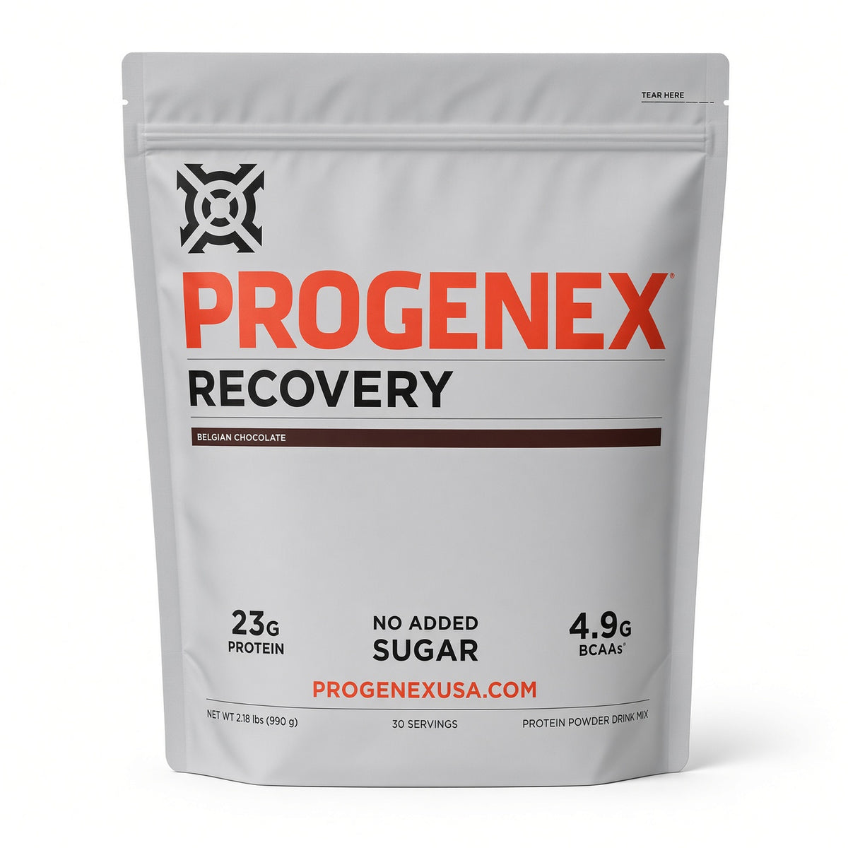 Progenex Recovery Belgian Chocolate — factory bag front