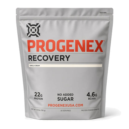 Progenex Recovery Vanilla Cream — factory bag front